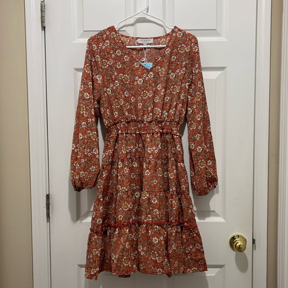 NWT Hayden Floral Smocked Waist Dress